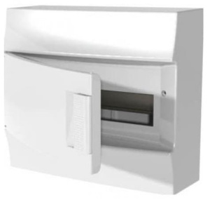 Бокс настенный ABB Mistral41 12М непрозрачная дверь с клеммным блоком