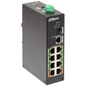 DH-LR2110-8ET-120 10-портовый коммутатор с 8-еРоЕ портами Dahua