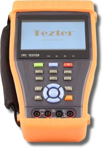 TIP-H-M-4,3(ver.2) Многофункциональный тестовый видеомонитор для аналогового и IP видеонаблюдения Tezter