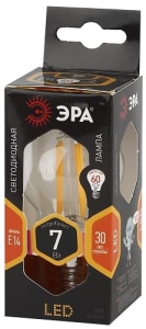 Лампа светодиодная F-LED Шар P45-7W-827-E14 ЭРА