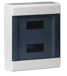 68324 Тусо Щит распределительный навесной ЩРн-П-24 Белый с прозрачной дверью