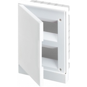 Бокс в нишу ABB Basic E 16М белая непрозрачная дверь (c клеммами) BEF401216