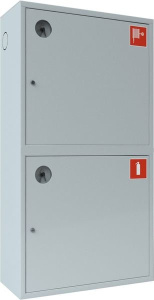 Ш-ПК-О-003НЗБ (ПК-320НЗБ) Шкаф пожарный навесной закрытый белый ТОИР-М