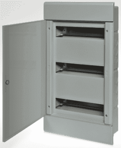 68136С Тусо Щит распределительный внутренний ЩРв-П-36 Серый с непрозрачной дверью