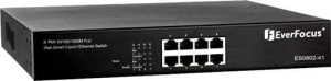 ES0802-41 Коммутатор с питанием по PoE 8-портовый EverFocus