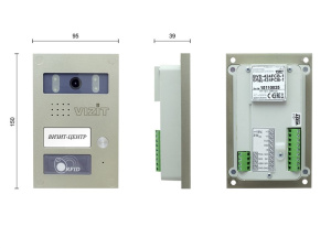 БВД-424FCB-1 Вызывная панель цветная VIZIT