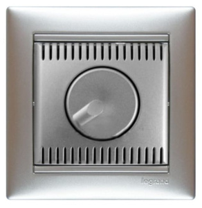 770260 Светорегулятор поворотный Алюминий (Серебро) Legrand Valena 1000W