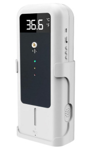 Бесконтактный термодатчик со встроенным диспенсером  ТДК-01 БЛОКПОСТ