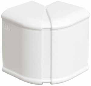 Внешний изменяемый угол 150х60 ИЭК серии Праймер цвет Белый (уп. 8 шт)