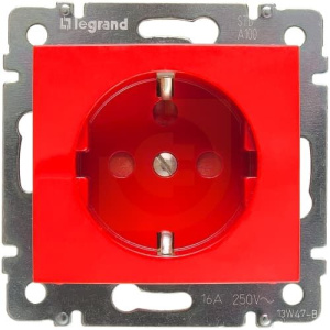 774327 Розетка немецкого стандарта с заземлением и механической блокировкой