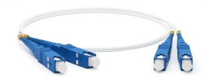 SC-SC FC-D2-9A1-SC/UR-SC/UR-H-1M-LSZH-WH Патч-корд волоконно-оптический Hyperline