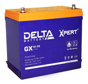 Delta GX 12-55 Аккумулятор герметичный свинцово-кислотный Delta