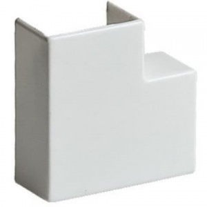 Поворот на 90 градусов ПВР 40х25 Рувинил цвет Белый