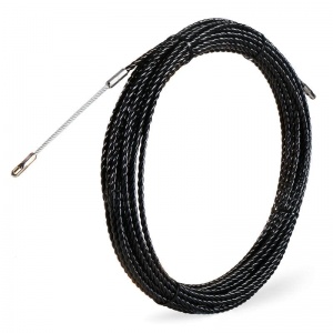 Кабельная протяжка PET-3-6.0/30  из плетеного полиэстера с фиксированными наконечниками Fortisflex КВТ