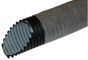 Труба дренажная двустенная ПНД 160/140,2мм с фильтром Рувинил