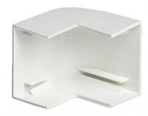 Внешний угол УВШ 40х40 Рувинил цвет Белый