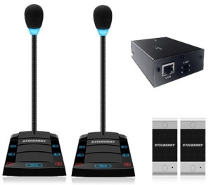 SX-500/2 Устройство переговорное клиент-кассир, дуплексное, с записью переговоров STELBERRY