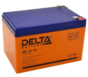 GEL 12-15 Аккумулятор герметичный свинцово-кислотный Delta