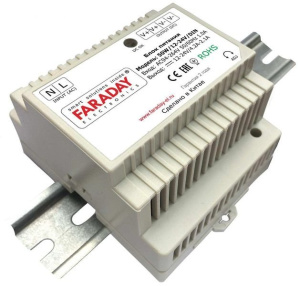 50W/12-24V/DIN Блок питания FARADAY