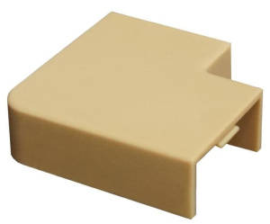 Поворот на 90 градусов ПВР 15х10-27М Рувинил цвет Бежевый