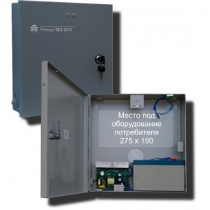 Резерв 12/2 BOX PRO (цвет корпуса черный) Источник вторичного электропитания резервированный МикроКомСервис
