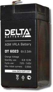DT 6023 Аккумулятор герметичный свинцово-кислотный Delta