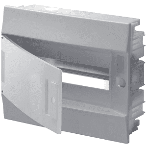 Бокс в нишу ABB Mistral41 12М непрозрачная дверь c клеммным блоком