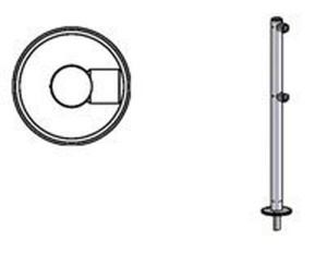 Стойка односторонняя съемная Praktika OXGARD