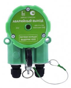ИПР 535 Горизонт "АВАРИЙНЫЙ ВЫХОД" ОП Извещатель пожарный ручной промышленного исполнения Компания СМД