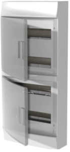 Бокс настенный ABB Mistral41 48М прозрачная дверь с клеммным блоком