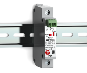 УЗП2-220/1N/20C Устройство защиты линии интерфейса УЗП2-220/1N/20C Тахион