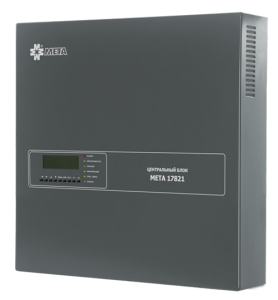 МЕТА 17821 (500Вт) Центральный блок системы оповещения на 8 зон