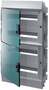 Бокс в нишу ABB Mistral41 72М зеленая дверь без клеммного блока