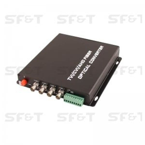 SF42S5T/HD Передатчик 4-канальный по оптоволокну SF&T