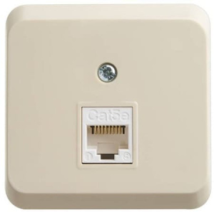 KOMA-001K Розетка компьютерная Кремовая Schneider Electric Этюд RJ45 кат.5E