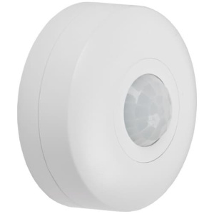 Датчик движения ИЭК ДД-025 1200Вт угол обзора 360-120 градусов IP20 белый