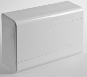 68012Б Тусо Щит распределительный навесной ЩРн-П-12 Белый с непрозрачной дверью