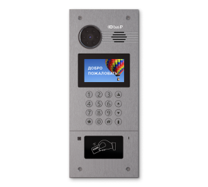 AA-07B SILVER SS Вызывная панель подъездного IP-домофона AA-07B SILVER SS BAS-IP