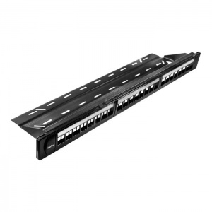 Модульная патч-панель 19", под 24 модуля Keystone, UTP, 1U (10-0401) SUPRLAN