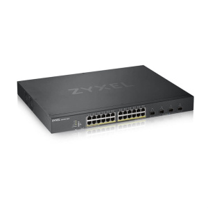 XGS1930-28HP-EU0101F Гибридный Smart L2+ коммутатор PoE+ NebulaFlex rack 19", 24xGE PoE+, 4xSFP+ ZYXEL