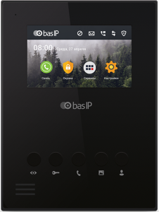 AU-04LA (AU-04L) BLACK Монитор IP-домофона BAS-IP