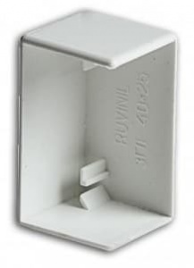 Заглушка ЗГЛ 25х16 Рувинил цвет Белый