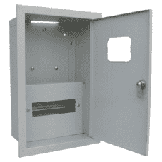 Щит металлический учетно-распределительный внутренний ЩРУв 1в-9 IP31 400х250х150мм DE