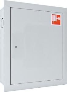 Ш-ПК-001ВЗБ (ПК-310ВЗБ) лев. Шкаф пожарный встроенный закрытый белый ТОИР-М