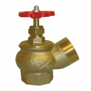 Вентиль КПЛ 50-1 угловой латунь (муфта-цапка) Вентиль угловой латунный Апогей