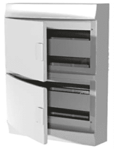 Бокс настенный ABB Mistral41 72М непрозрачная дверь с клеммным блоком