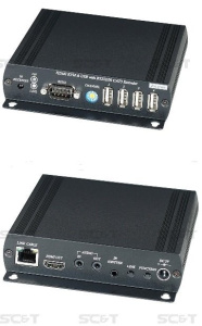 HKM01T Передатчик HDMI, KVM SC&T