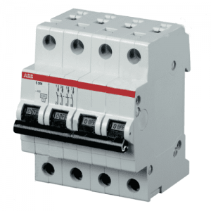 Автоматический выключатель четырехполюсный ABB SH204L C50 4.5kA