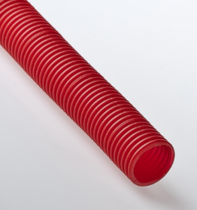 Труба гофрированная ПНД для металлопластиковых труб 32мм цвет Красный