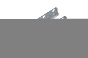 УО-58.2 Комплект уголков опорных (направляющие) для настенных шкафов, глубина 580 мм, нагрузка до 50 кг ЦМО